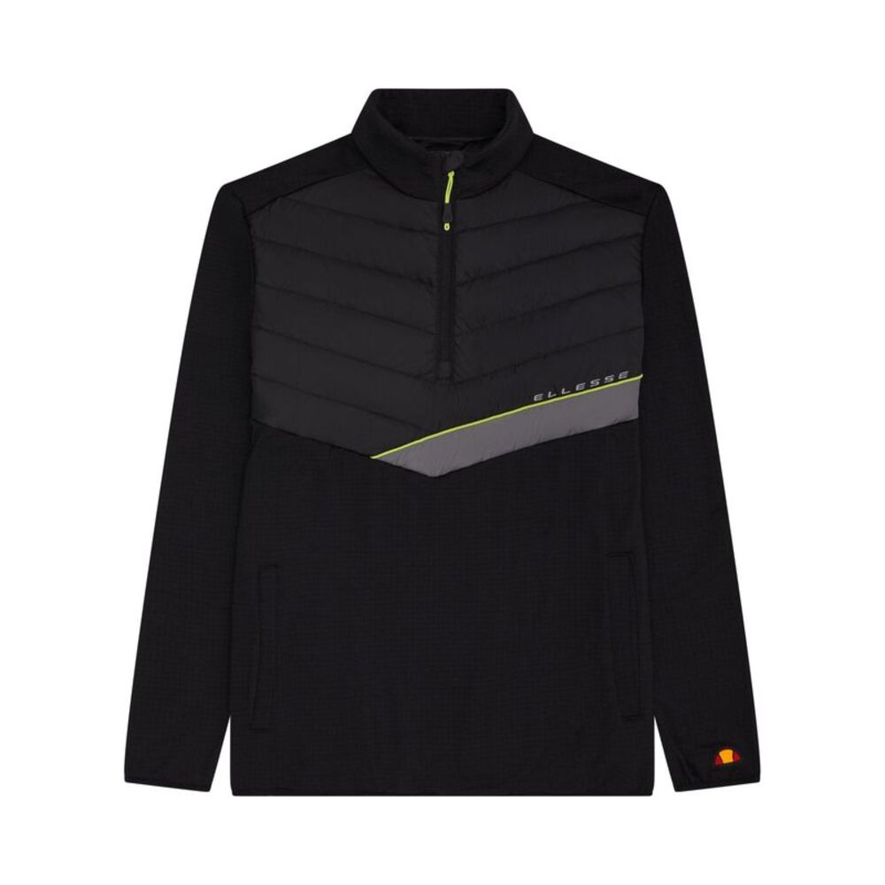 Ellesse Mens Gueza Half Zip Track Top / Black